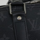 LOUIS VUITTON Eclipse Split Keepall Bandouliere 50 Boston Bag M43817 Auth 67489S-22