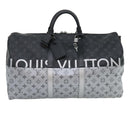 LOUIS VUITTON Eclipse Split Keepall Bandouliere 50 Boston Bag M43817 Auth 67489S-13