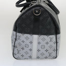 LOUIS VUITTON Eclipse Split Keepall Bandouliere 50 Boston Bag M43817 Auth 67489S-3