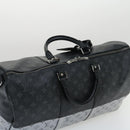 LOUIS VUITTON Eclipse Split Keepall Bandouliere 50 Boston Bag M43817 Auth 67489S-6