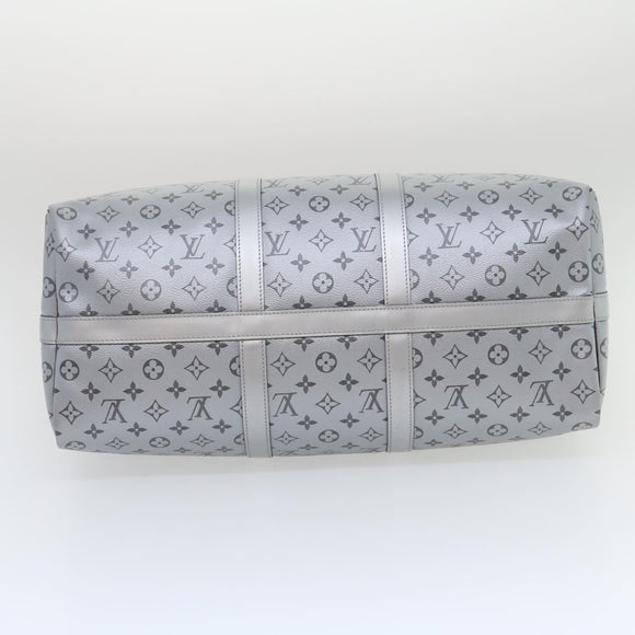 LOUIS VUITTON Eclipse Split Keepall Bandouliere 50 Boston Bag M43817 Auth 67489S