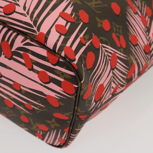 LOUIS VUITTON Monogram Jungle Dot Neverfull MM Tote Bag M41979 LV Auth 67490SV