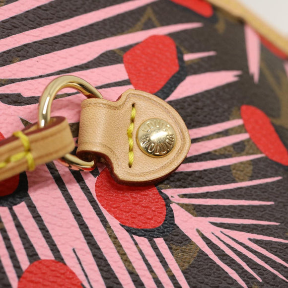 LOUIS VUITTON Monogram Jungle Dot Neverfull MM Tote Bag M41979 LV Auth 67490SV