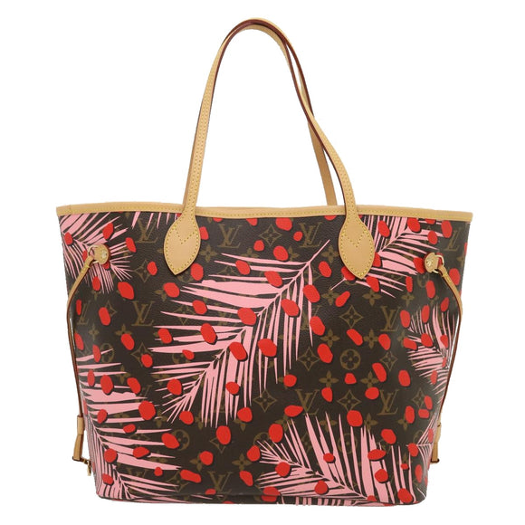 LOUIS VUITTON Monogram Jungle Dot Neverfull MM Tote Bag M41979 LV Auth 67490SV