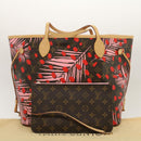 LOUIS VUITTON Monogram Jungle Dot Neverfull MM Tote Bag M41979 LV Auth 67490SV-12