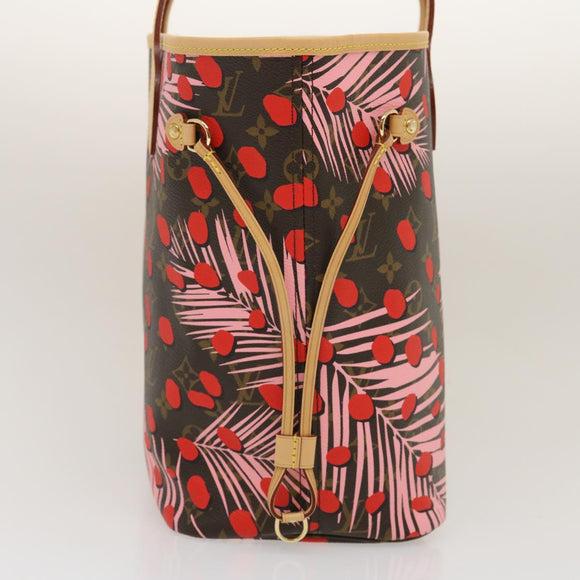 LOUIS VUITTON Monogram Jungle Dot Neverfull MM Tote Bag M41979 LV Auth 67490SV