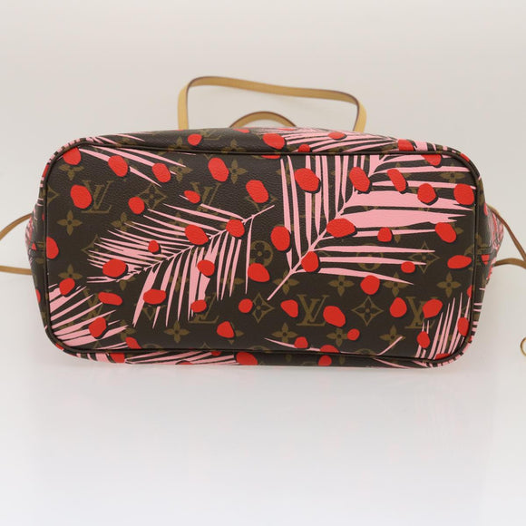 LOUIS VUITTON Monogram Jungle Dot Neverfull MM Tote Bag M41979 LV Auth 67490SV
