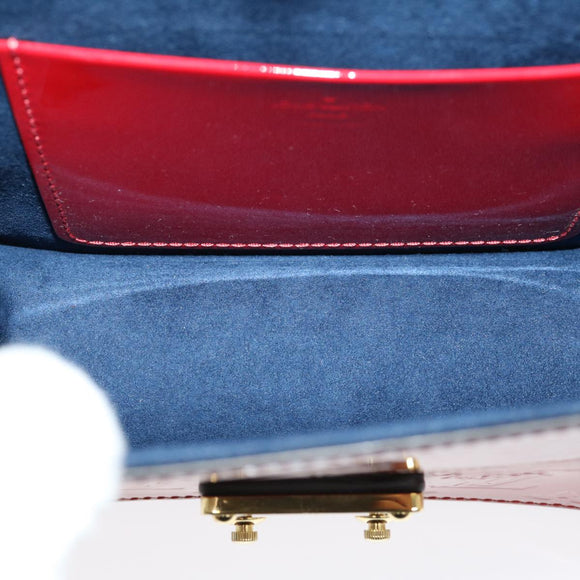 LOUIS VUITTON Vernis Wynwood Shoulder Bag Red scarlet M90517 LV Auth lt554A