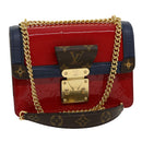 LOUIS VUITTON Vernis Wynwood Shoulder Bag Red scarlet M90517 LV Auth lt554SM-1
