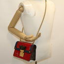 LOUIS VUITTON Vernis Wynwood Shoulder Bag Red scarlet M90517 LV Auth lt554A-22