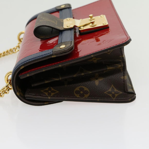 LOUIS VUITTON Vernis Wynwood Shoulder Bag Red scarlet M90517 LV Auth lt554SM