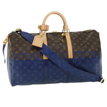 LOUIS VUITTON Monogram split Keepall Bandouliere 50 Boston Bag  M43861 67497S