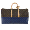 LOUIS VUITTON Monogram split Keepall Bandouliere 50 Boston Bag  M43861 67497S-2