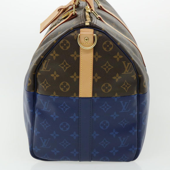 LOUIS VUITTON Monogram split Keepall Bandouliere 50 Boston Bag  M43861 67497S