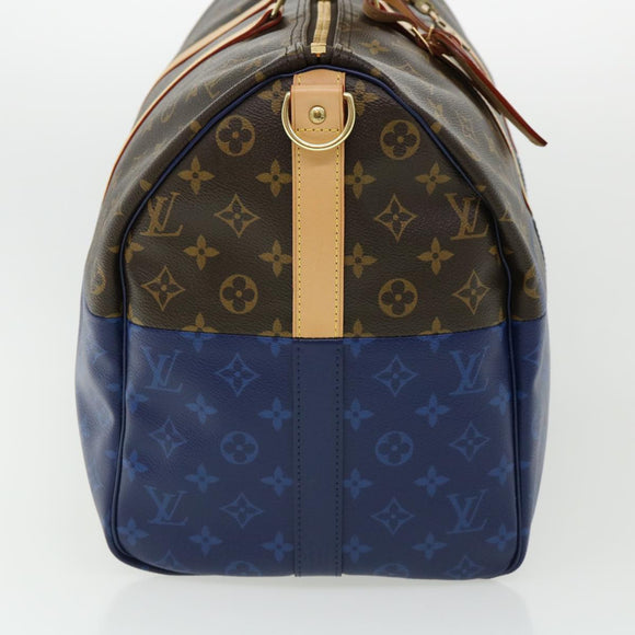 LOUIS VUITTON Monogram split Keepall Bandouliere 50 Boston Bag  M43861 67497S