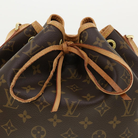LOUIS VUITTON Monogram Petit Noe Shoulder Bag M40818 LV Auth lt676A