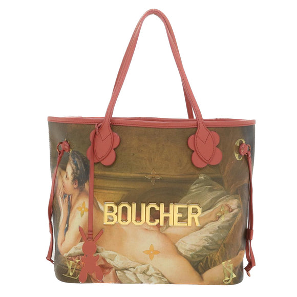 LOUIS VUITTON Masters Collection Neverfull MM Tote BOUCHER Pink M43357 LV 67499SAM