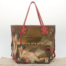 LOUIS VUITTON Masters Collection Neverfull MM Tote BOUCHER Pink M43357 LV 67499SAM-12