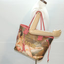 LOUIS VUITTON Masters Collection Neverfull MM Tote BOUCHER Pink M43357 LV 67499SAM-32