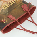 LOUIS VUITTON Masters Collection Neverfull MM Tote BOUCHER Pink M43357 LV 67499SAM-14