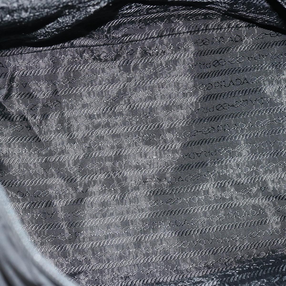 PRADA Tote Bag Nylon Black Auth mr011