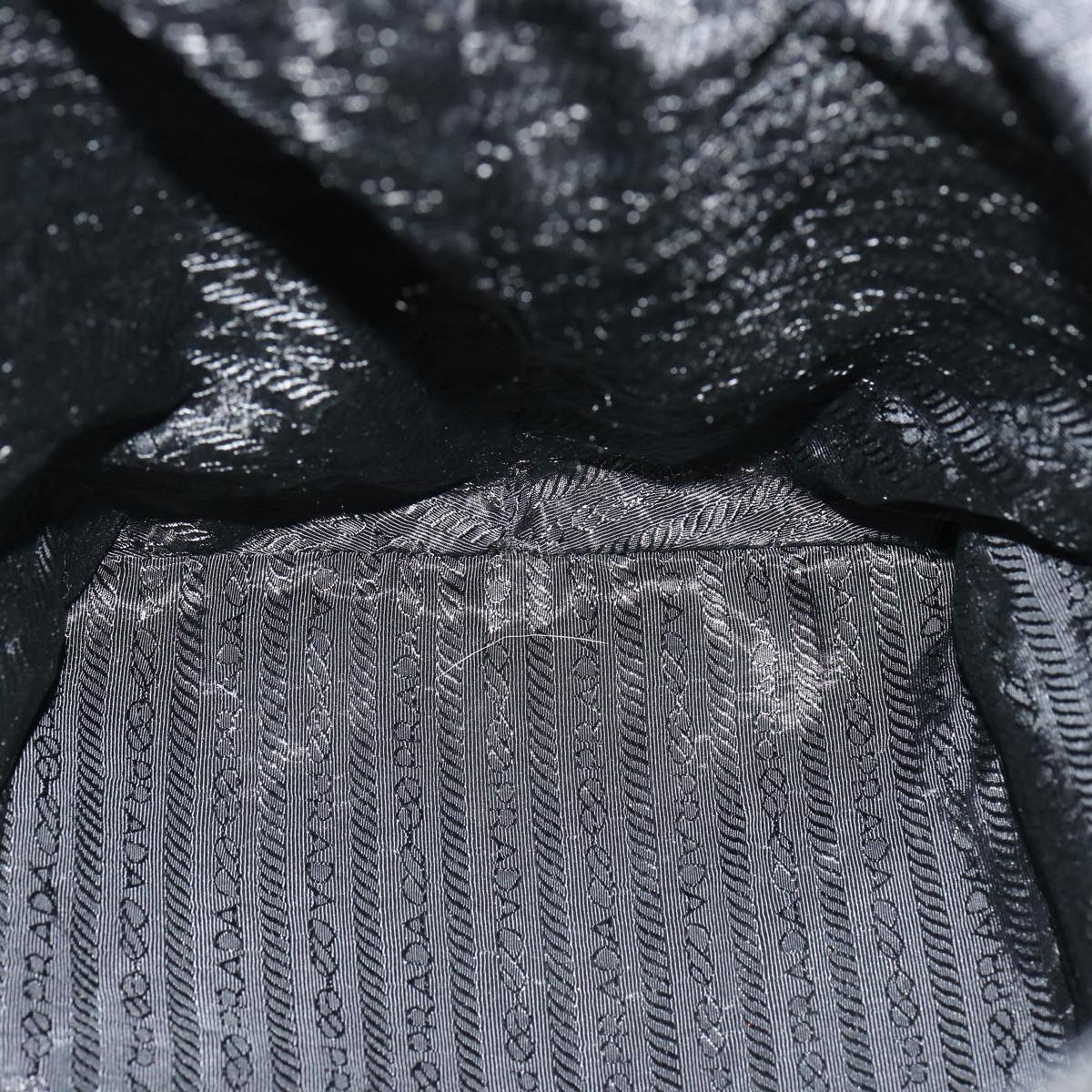 PRADA Tote Bag Nylon Black Auth mr011