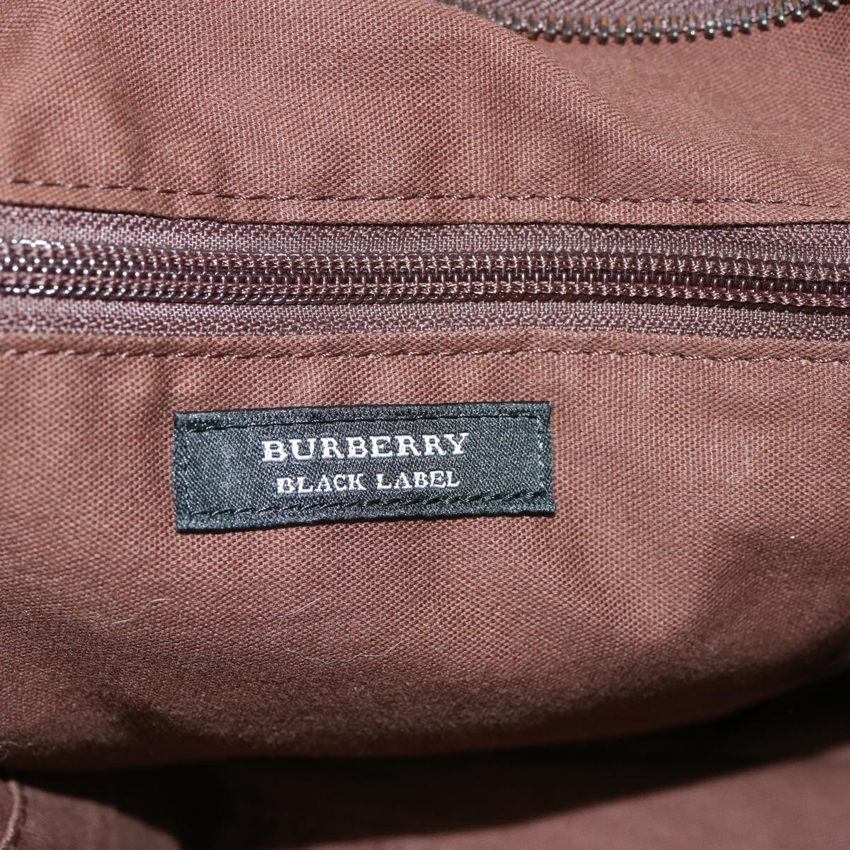 BURBERRY Shoulder Bag Corduroy 2way Beige Brown Auth mr012