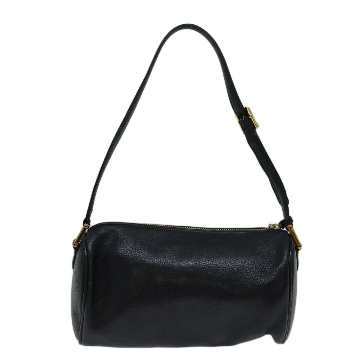MCM Shoulder Bag Leather Black Auth mr030 - 0
