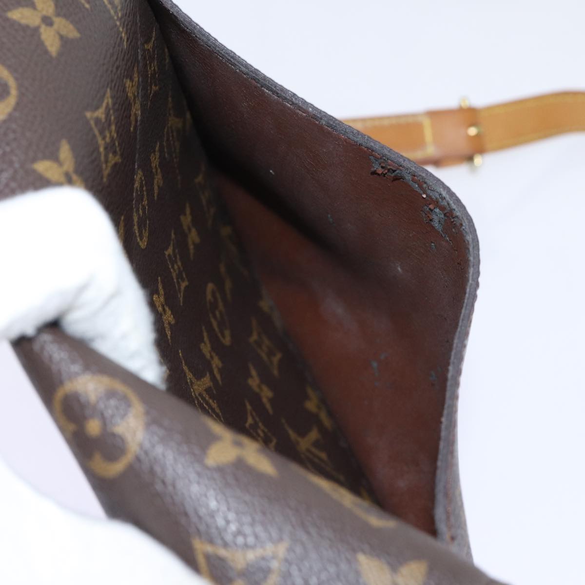 LOUIS VUITTON Monogram Saint Cloud GM Shoulder Bag M51242 LV Auth mr033