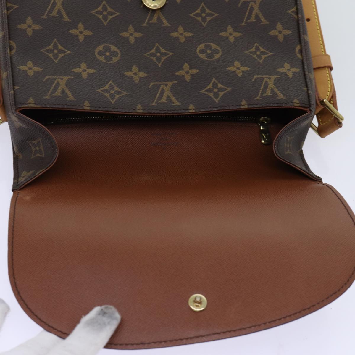 LOUIS VUITTON Monogram Saint Cloud GM Shoulder Bag M51242 LV Auth mr033