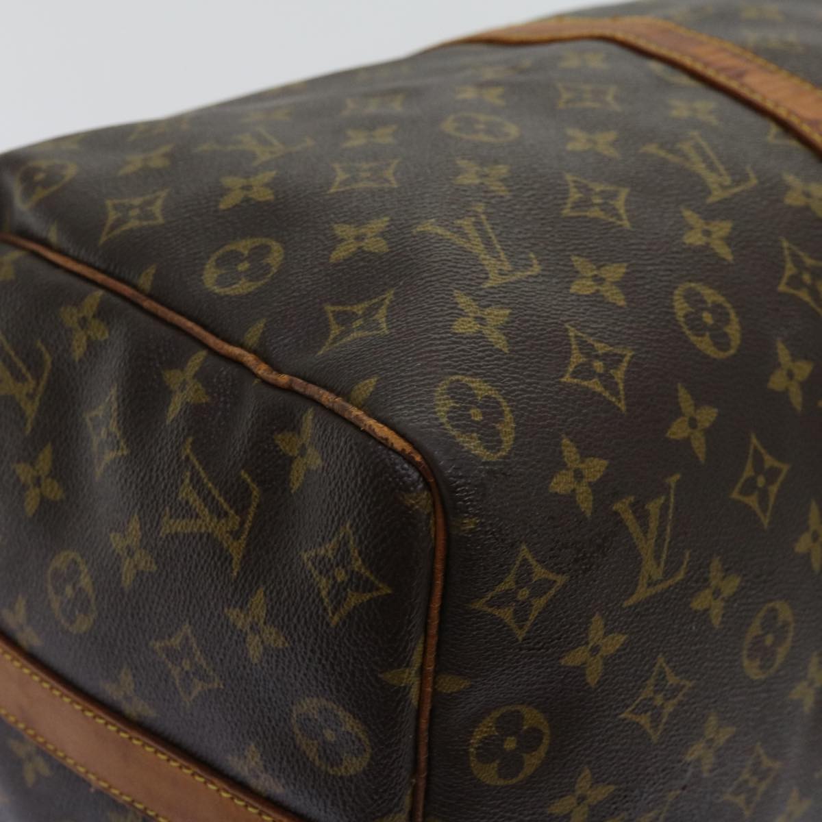 LOUIS VUITTON Monogram Keepall Bandouliere 50 Boston Bag M41416 LV Auth mr041