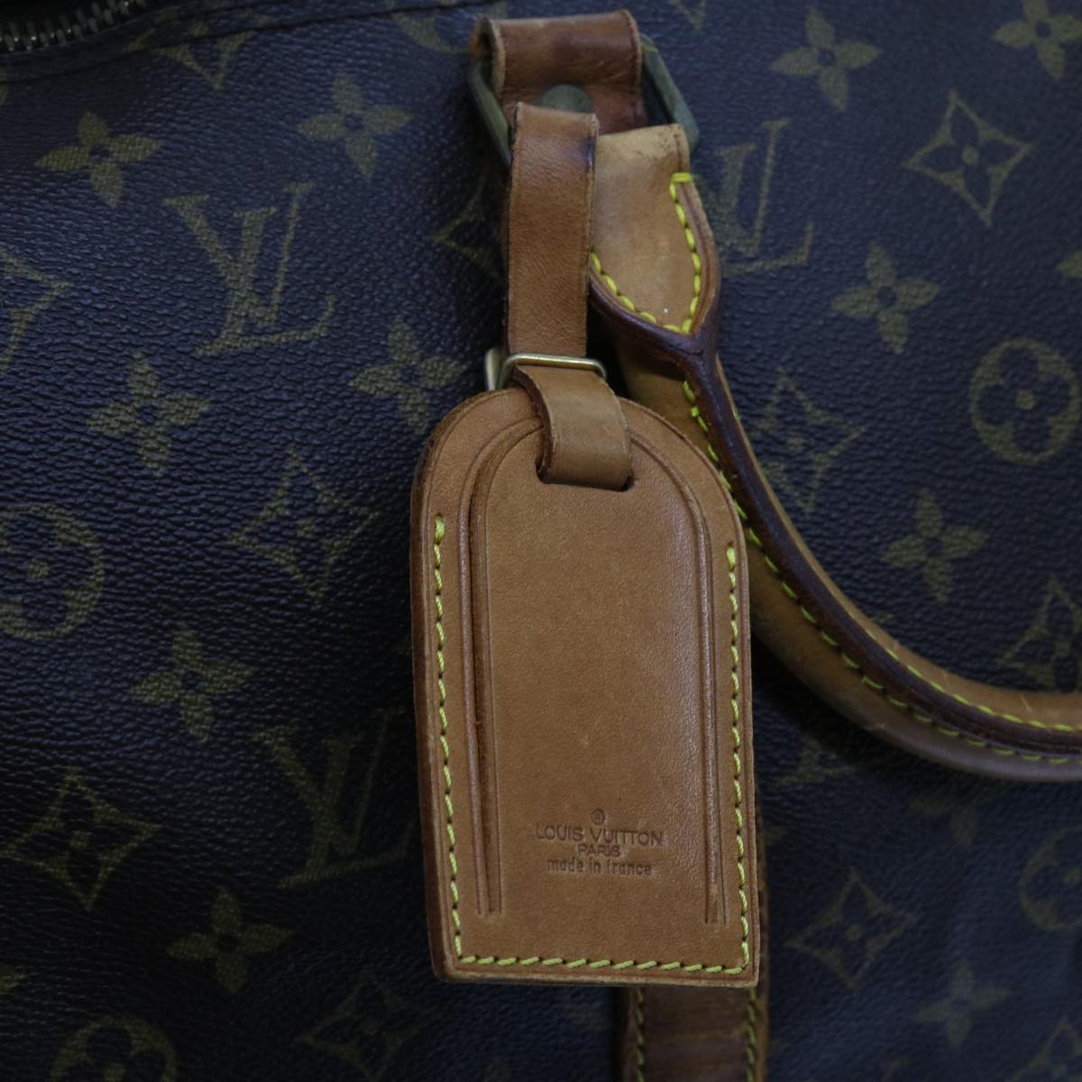 LOUIS VUITTON Monogram Keepall Bandouliere 50 Boston Bag M41416 LV Auth mr041