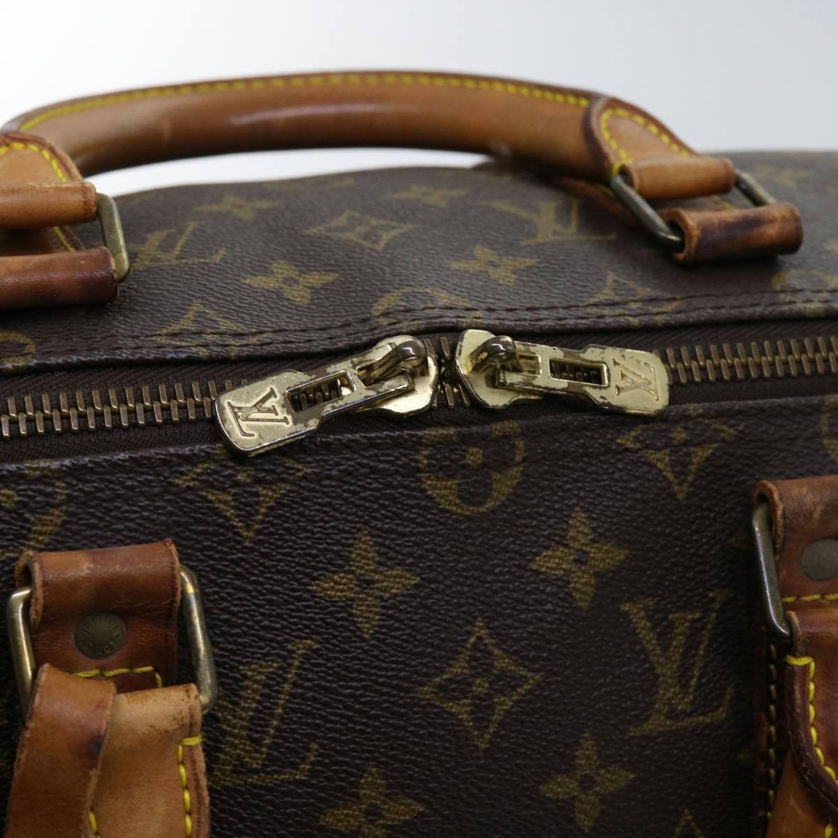 LOUIS VUITTON Monogram Keepall Bandouliere 50 Boston Bag M41416 LV Auth mr041