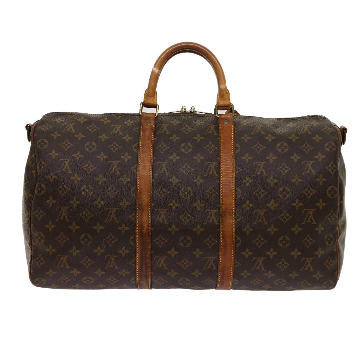 LOUIS VUITTON Monogram Keepall Bandouliere 50 Boston Bag M41416 LV Auth mr041 - 0