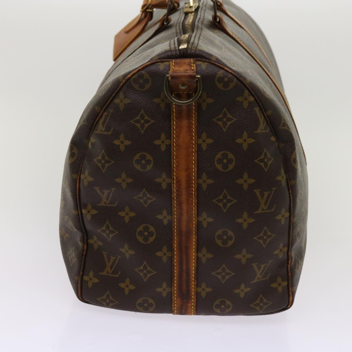 LOUIS VUITTON Monogram Keepall Bandouliere 50 Boston Bag M41416 LV Auth mr041