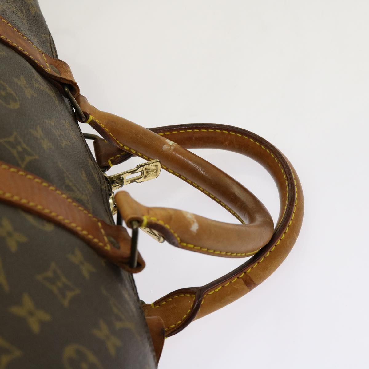 LOUIS VUITTON Monogram Keepall Bandouliere 50 Boston Bag M41416 LV Auth mr041