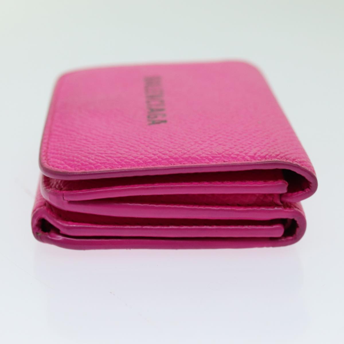 BALENCIAGA Wallet Leather Pink 593813 Auth mr046