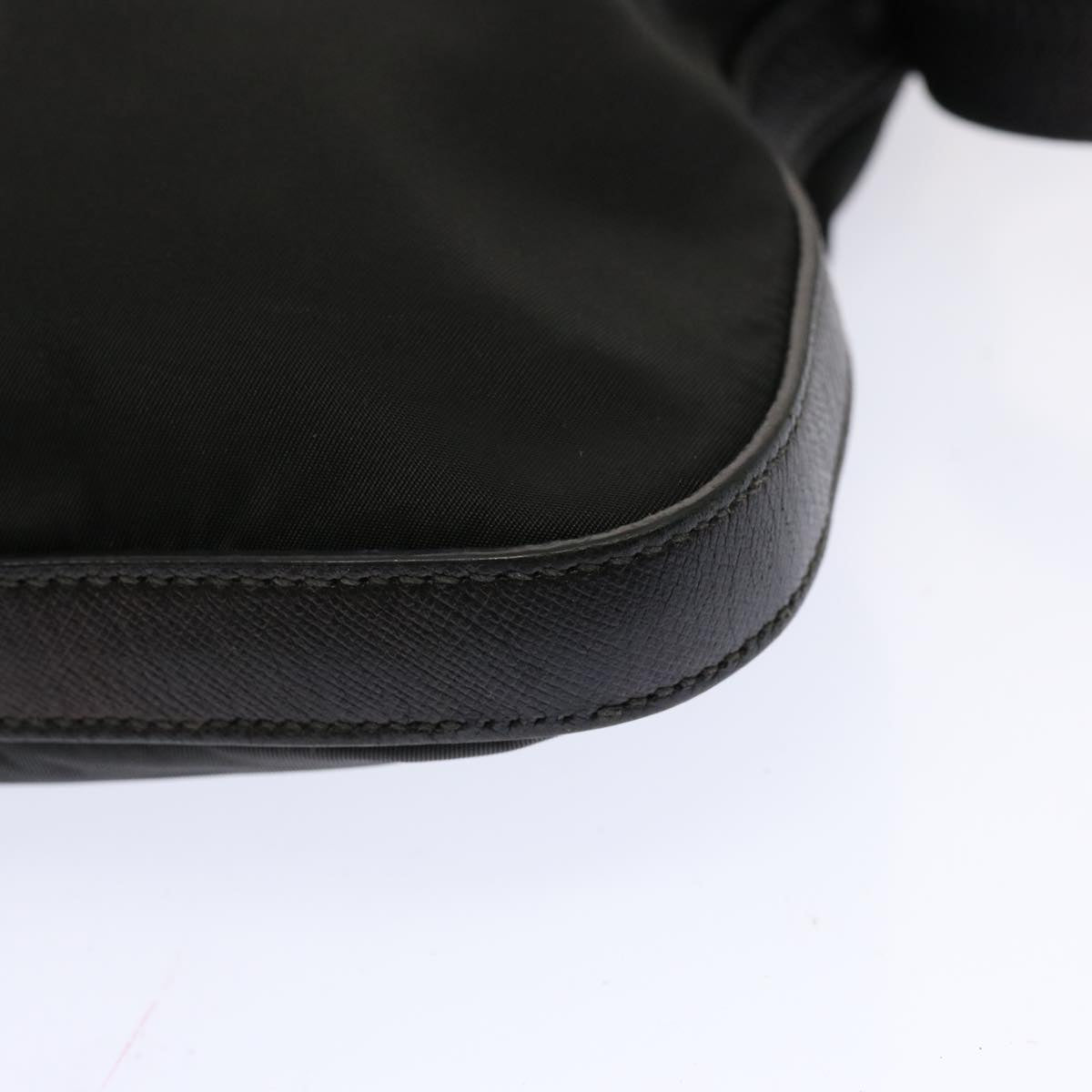 PRADA Shoulder Bag Nylon Black Auth mr061