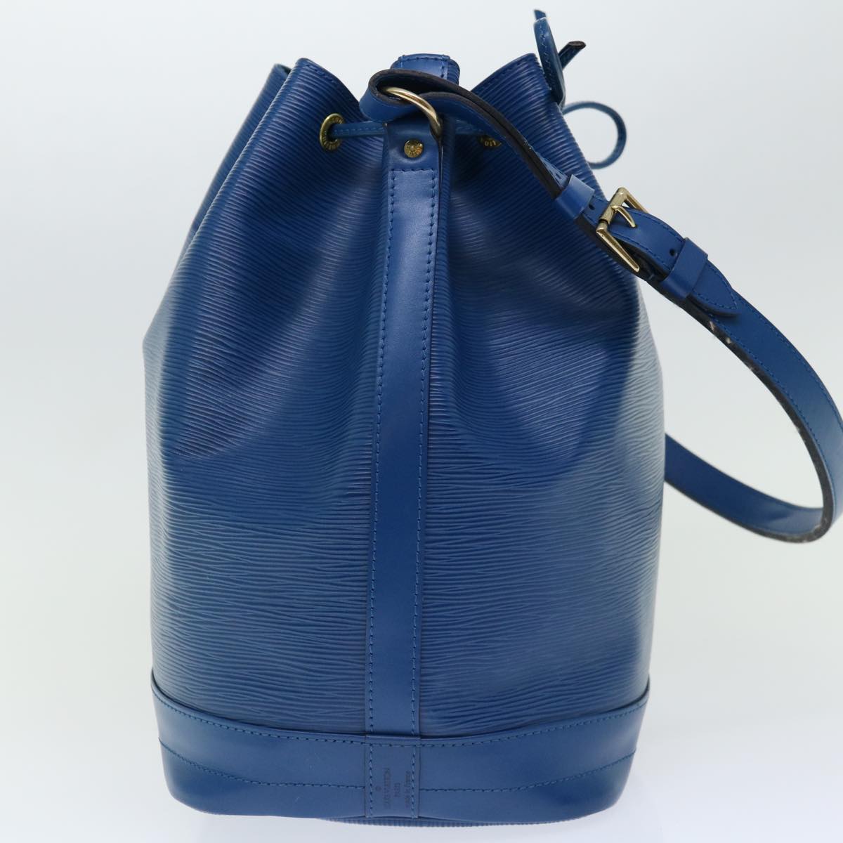 LOUIS VUITTON Epi Noe Shoulder Bag Blue M44005 LV Auth mr078