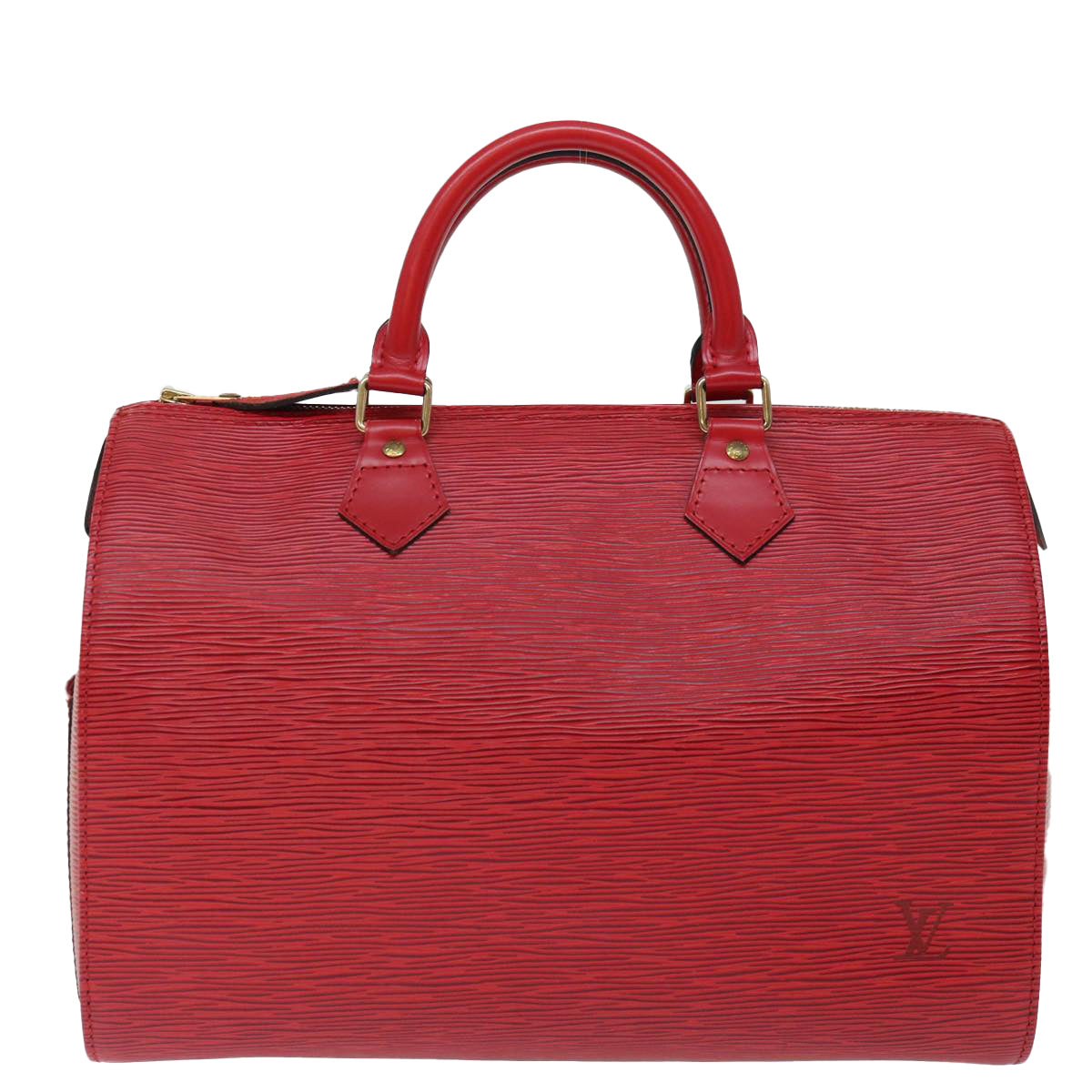 LOUIS VUITTON Epi Speedy 30 Hand Bag Castilian Red M43007 LV Auth mr081A