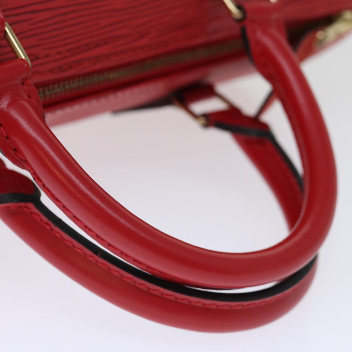 LOUIS VUITTON Epi Speedy 30 Hand Bag Castilian Red M43007 LV Auth mr081A