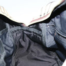 BURBERRY Nova Check Hand Bag Nylon Beige Auth mr097-18