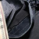 BURBERRY Nova Check Hand Bag Nylon Beige Auth mr097-22