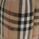 BURBERRY Nova Check Shoulder Bag Nylon Beige Black Silver Auth mr1010-6