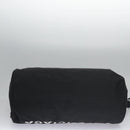 BALENCIAGA Boston Bag Canvas Black Silver Auth mr1018V-5