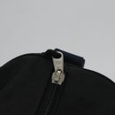 BALENCIAGA Boston Bag Canvas Black Silver Auth mr1018V-19