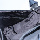 BALENCIAGA Boston Bag Canvas Black Silver Auth mr1018V-21