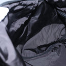 BALENCIAGA Boston Bag Canvas Black Silver Auth mr1018V-22