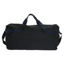 BALENCIAGA Boston Bag Canvas Black Silver Auth mr1018V-2