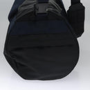 BALENCIAGA Boston Bag Canvas Black Silver Auth mr1018V-4